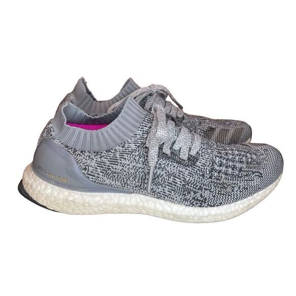 Adidas Womens Ultra Boost Uncaged BB3902 Gray Running Shoes Sneakers Size 8.5 - Picture 2 of 8